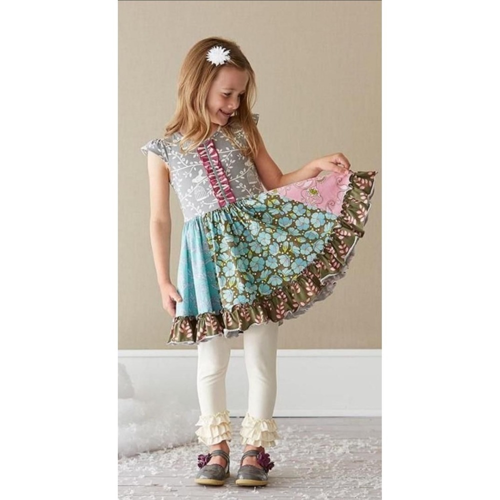 Matilda Jane (Secret Fields) Frosty Blooms Dress (Jane Exclusive)  Boho Size 6